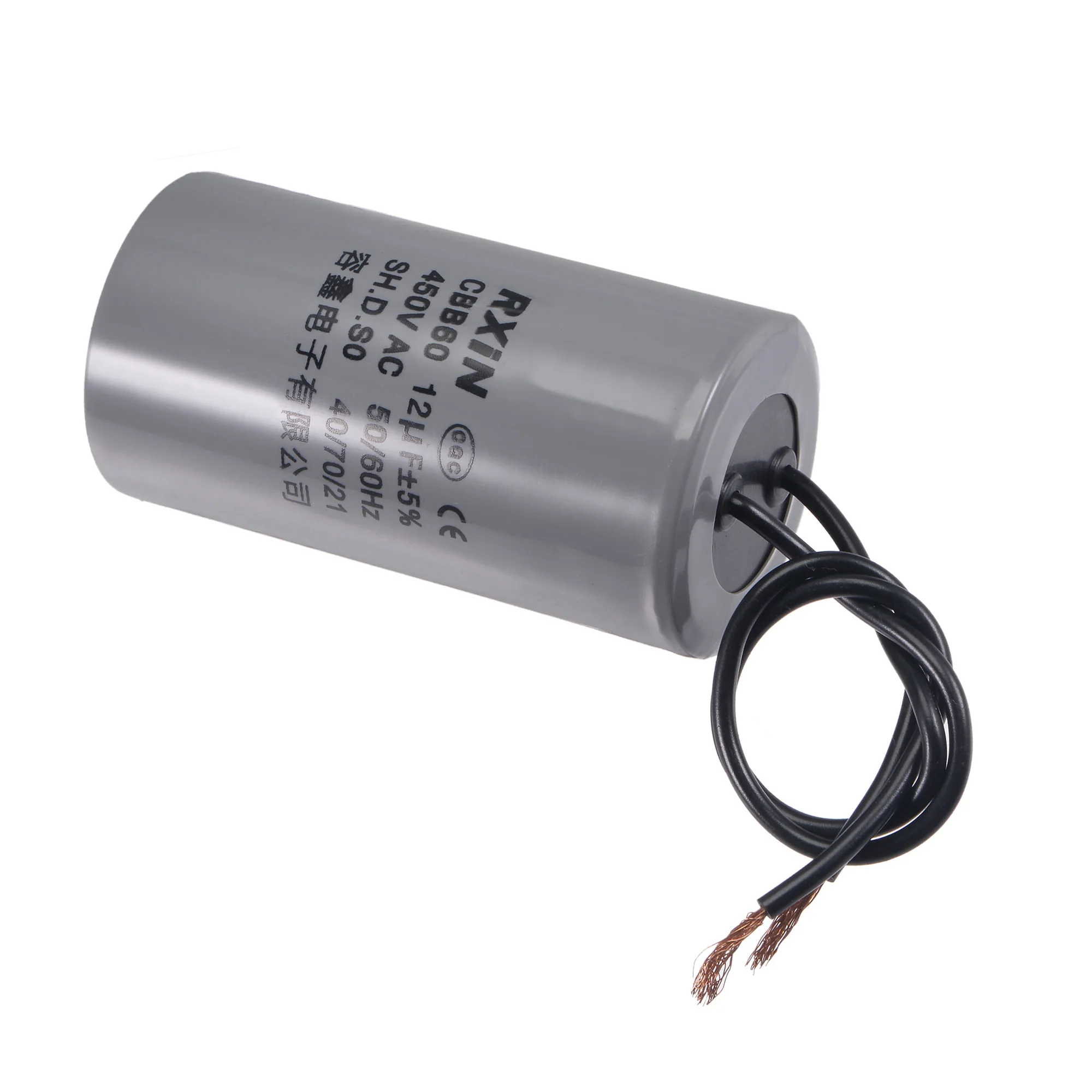 Professional-Grade 12uF 450V AC Run Capacitor | CBB60 Motor Start for Air Compressor & Water Pump - Thumbnail 4