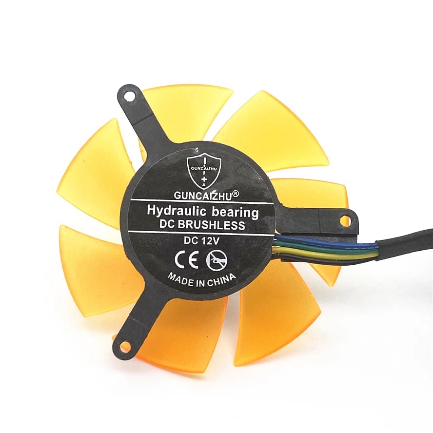 Quiet 45mm GPU Cooling Fan | 12V 4-Pin PWM | High-Performance Replacement for Silent PC Builds - Thumbnail 2