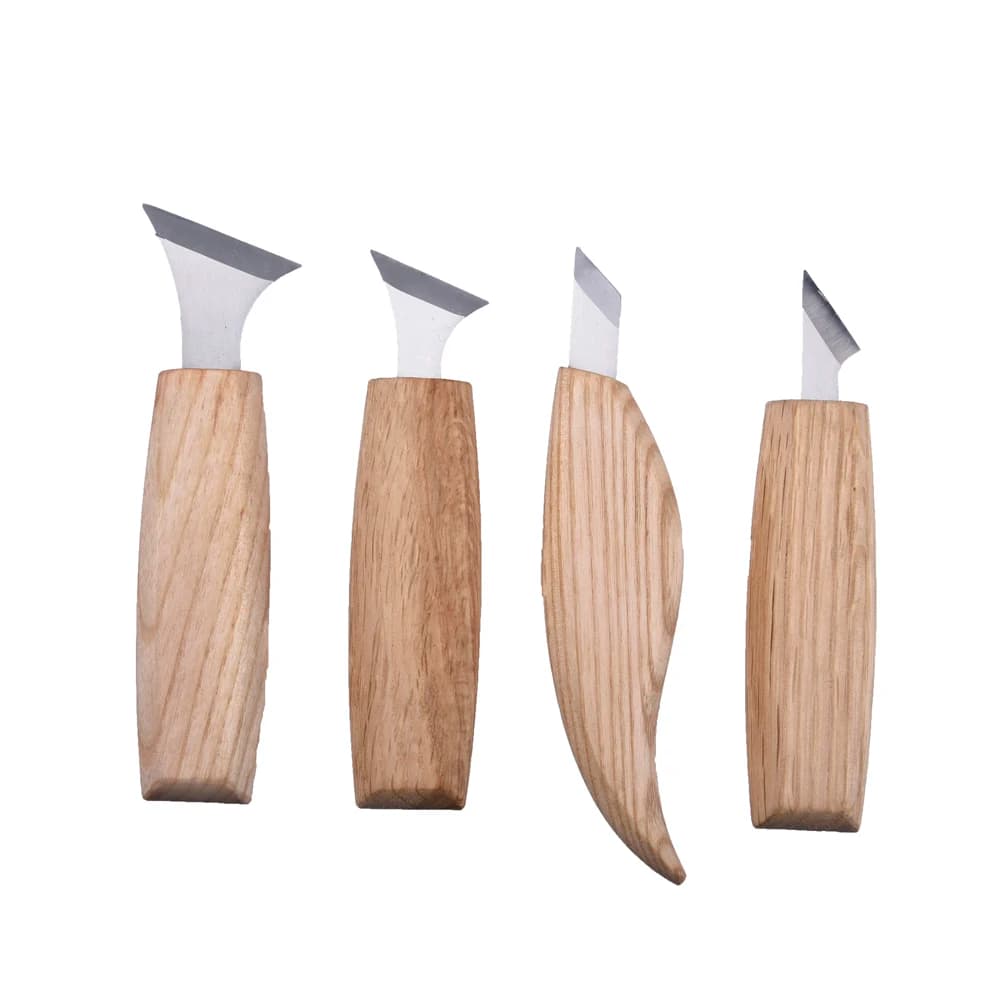 Wood Carving Chisel Set | 7-Piece Stainless Steel Tools for Sculpture & Fine Woodworking - Thumbnail 3