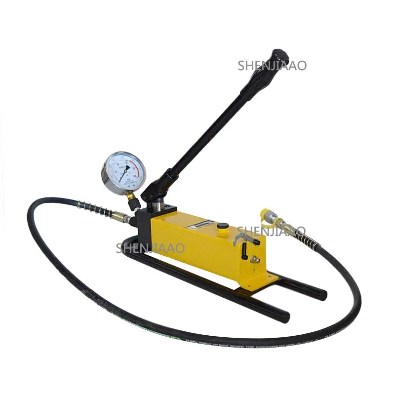 CP-700B Manual Hydraulic Pump | Ultra-High Pressure with Integrated Gauge | Portable Hand Pump - Thumbnail 4