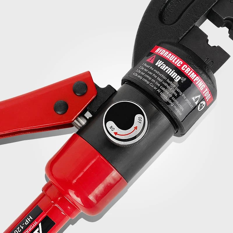 Professional Hydraulic Cable Crimping Tool | HP-120 | 10-120mm² Capacity | Heavy-Duty Crimper - Thumbnail 3