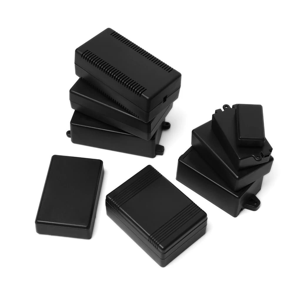 1PC Electronic Project Box ABS Plastic Waterproof Cover Project Enclosure Boxes Black Instrument Case Electric Supplies 2021 Hot - Thumbnail 2