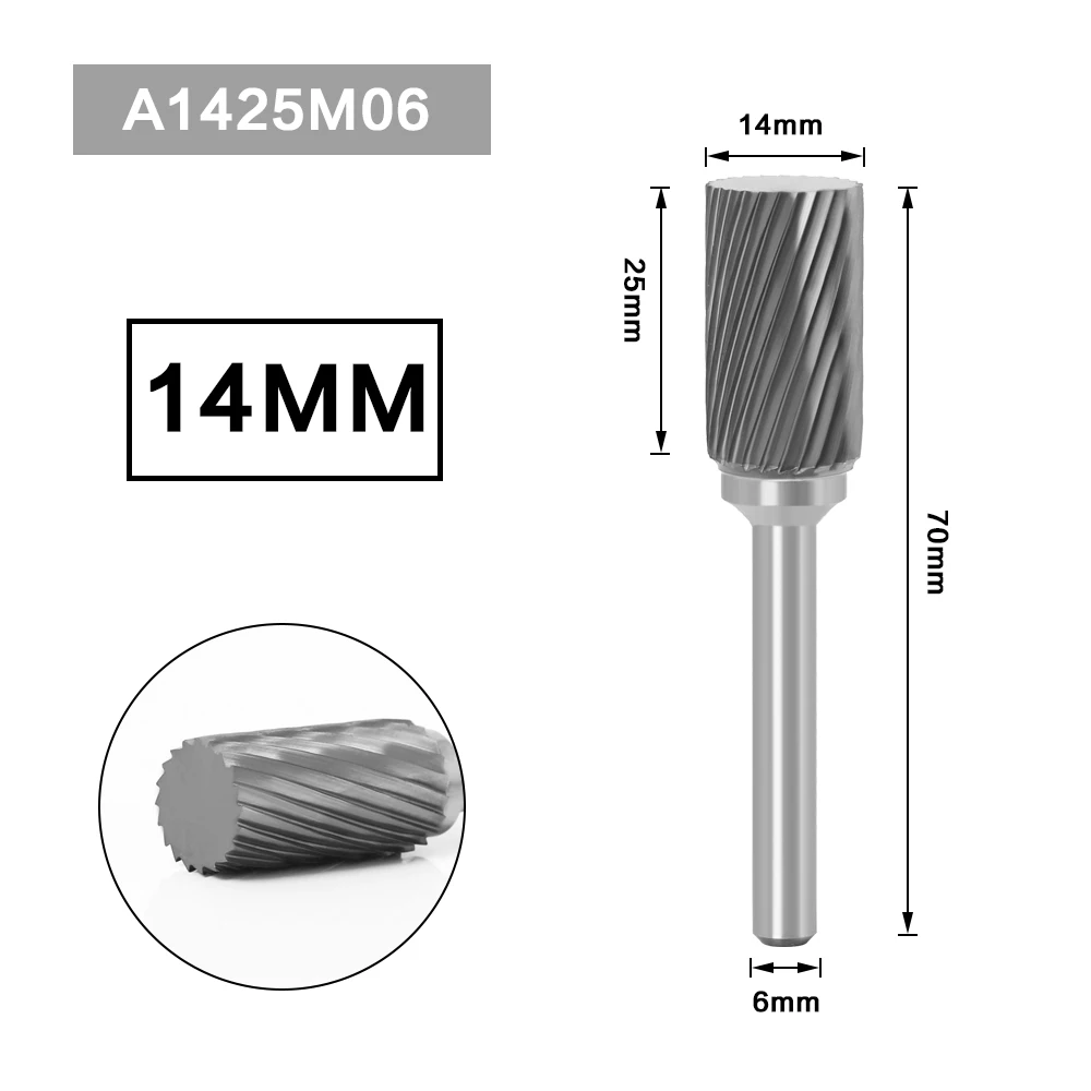 Drawing & Polishing Tool | 6mm Tungsten Carbide Rotary Burr | CNC Engraving & Milling - Thumbnail 6