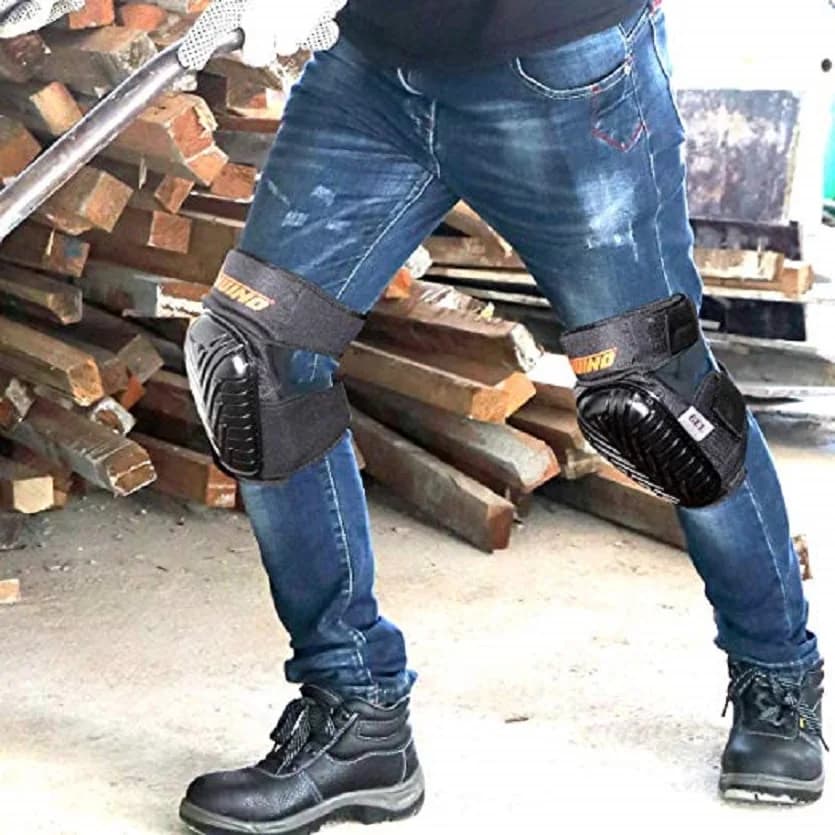 Knee Pads with Gel Cushion | Heavy-Duty EVA Foam | Adjustable Straps for Work & Gardening - Thumbnail 5
