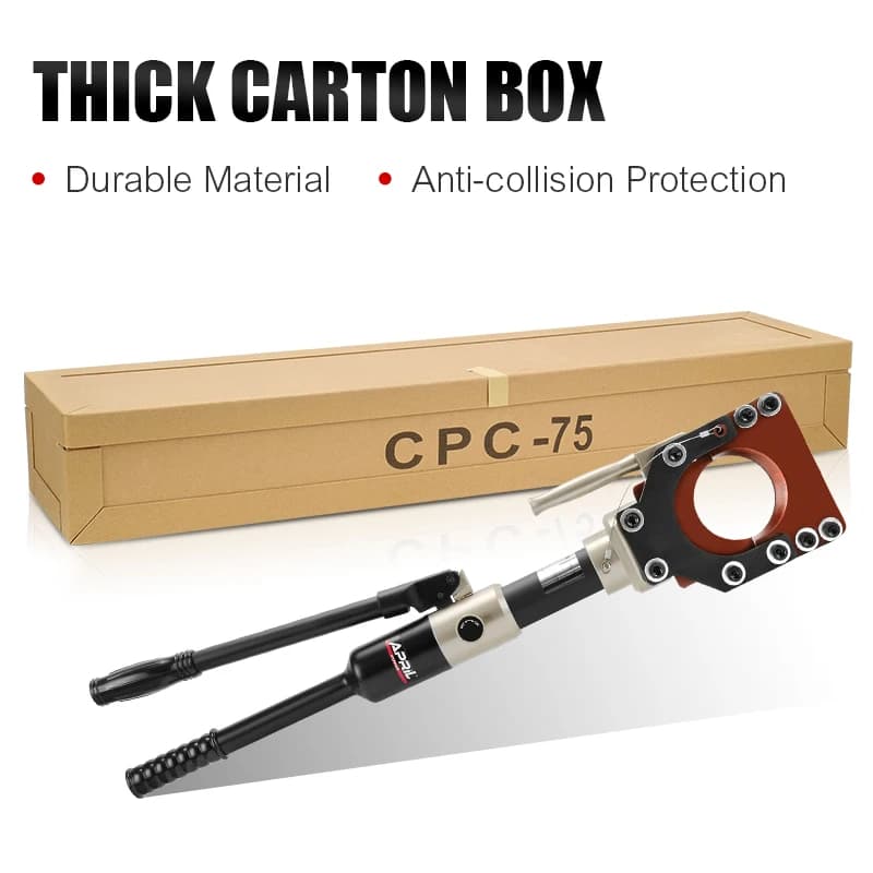 Hydraulic Cable Cutter | 75mm, 85mm, 95mm Capacity | Heavy-Duty Manual Shear Tool - Thumbnail 5