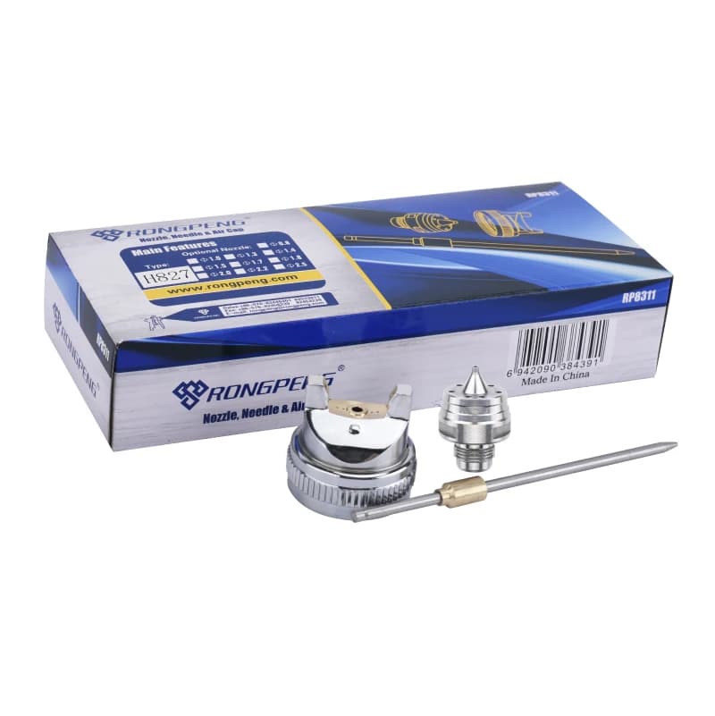 Spray Gun Nozzle Kit | 1.4mm 1.7mm 2.0mm Needle Cap Set | For H-827 Airbrush Tools - Thumbnail 4