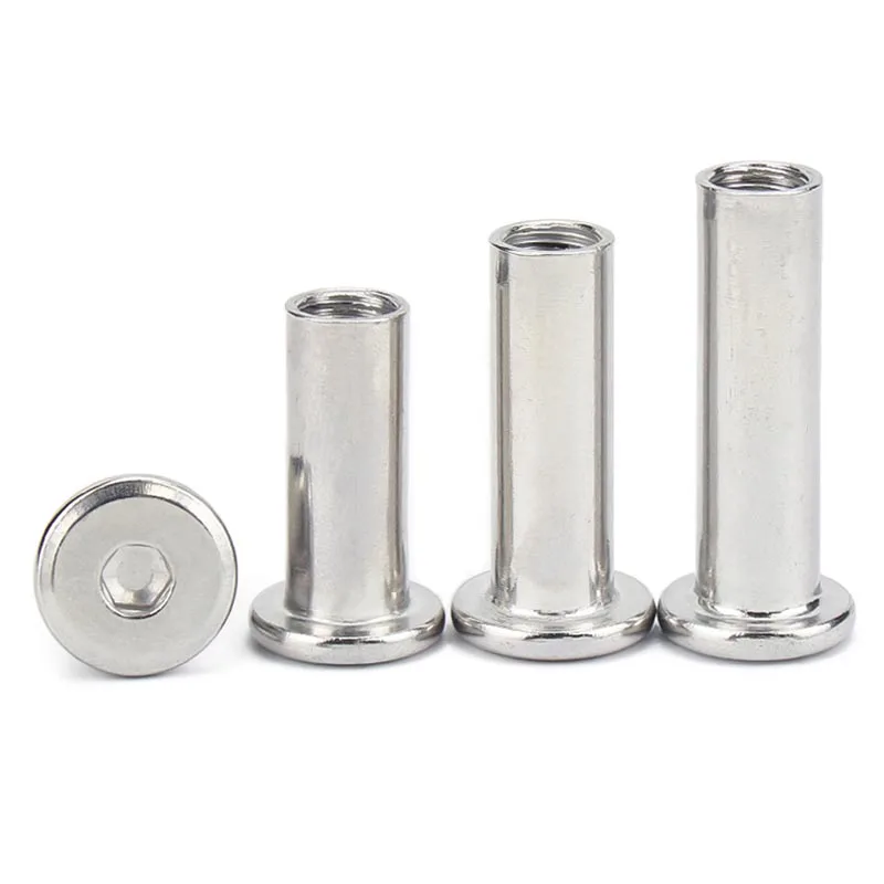 Flat Hex Socket Insert Nuts | M2 to M10 304 Stainless Steel | For Tables & Bed Frames - Thumbnail 5