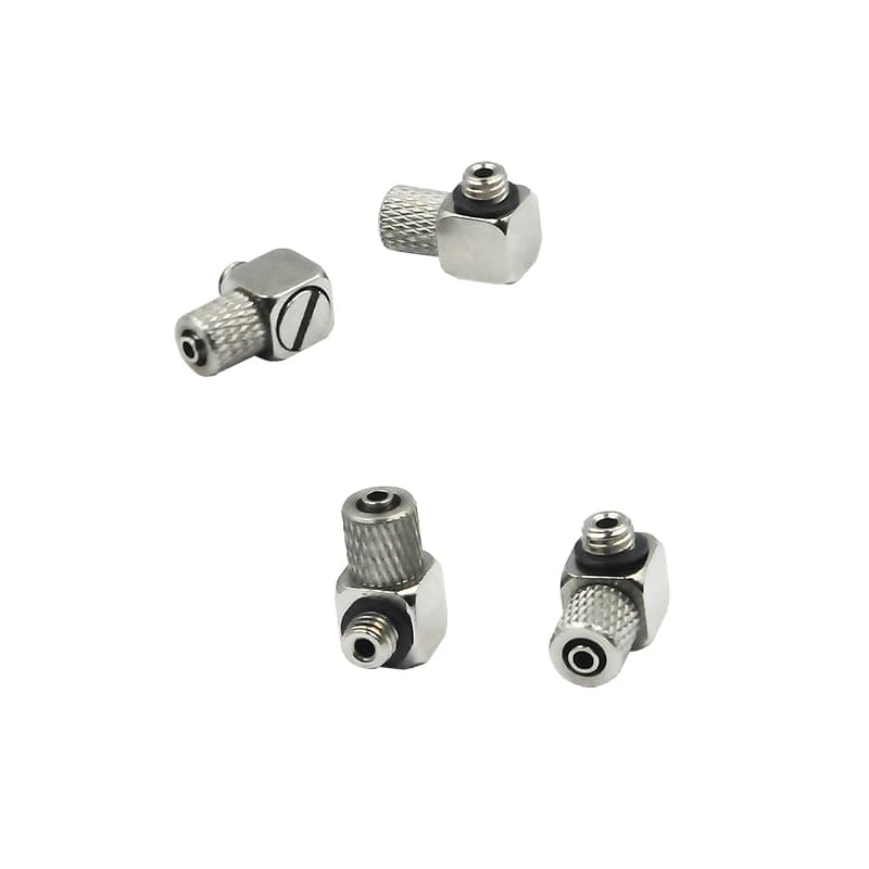Hydraulic Coupler | M5-4mm Oil Connector | For RC Model Oil Cylinder - Thumbnail 4