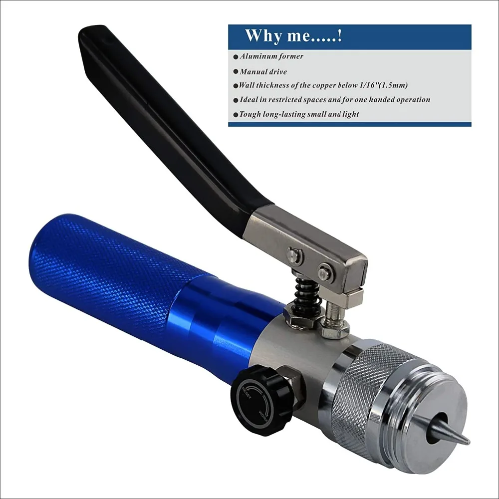 Hydraulic Tube Expander Kit | 1/2 Capacity | Heavy-Duty Swaging & Flaring Tool - Thumbnail 5