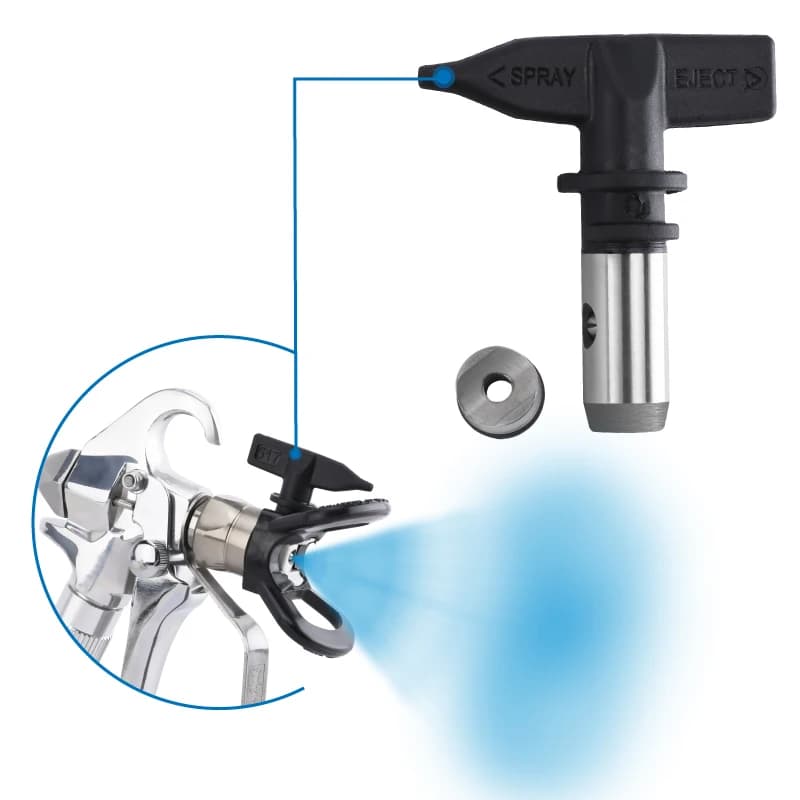 Tungsten Steel Nozzle | Airless Paint Spray Gun Accessory | High-Performance Tool - Thumbnail 4
