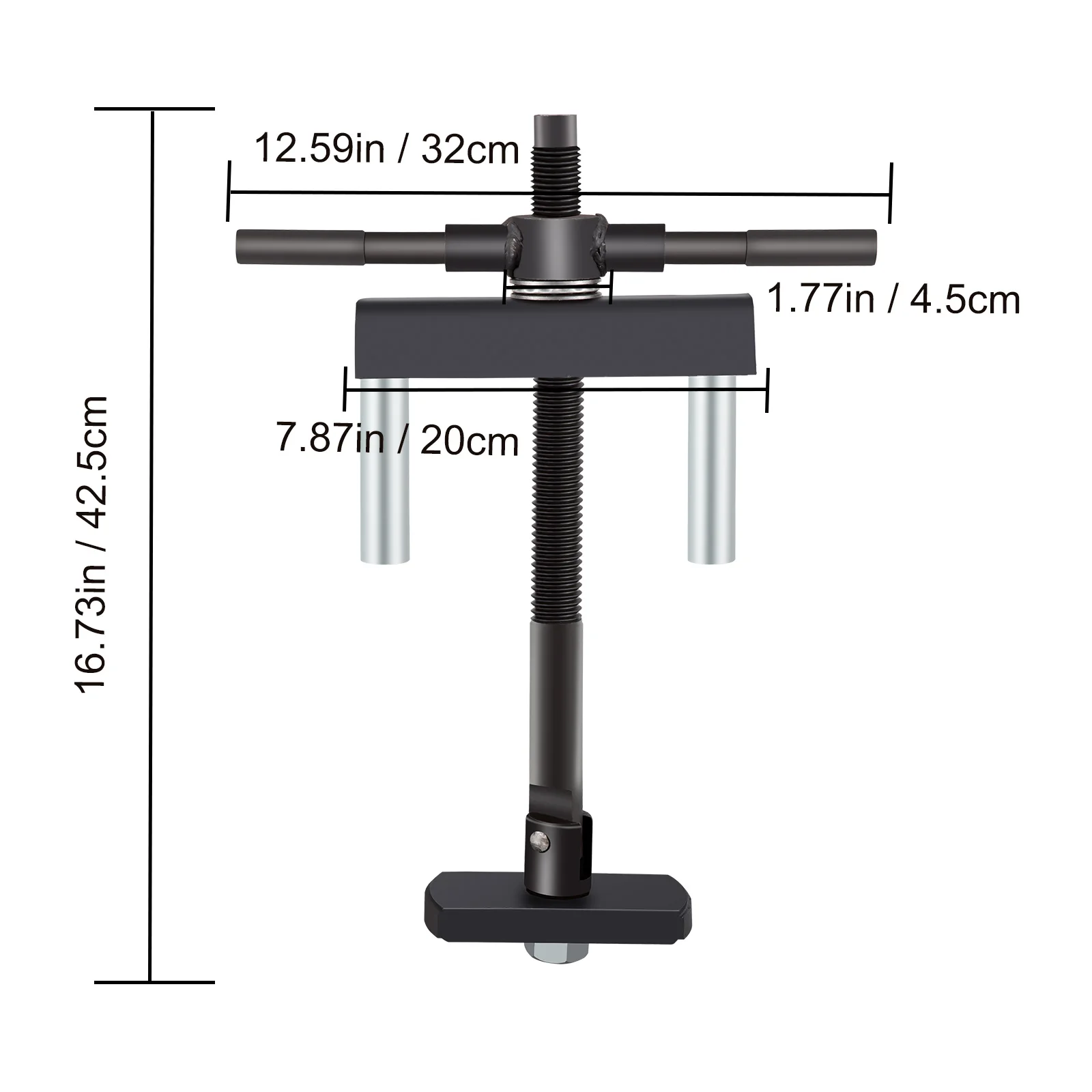 Hydraulic Cylinder Liner Puller Kit | 45 Steel Construction | 7-Piece Plate Set for Diesel Engine Repair - Thumbnail 5