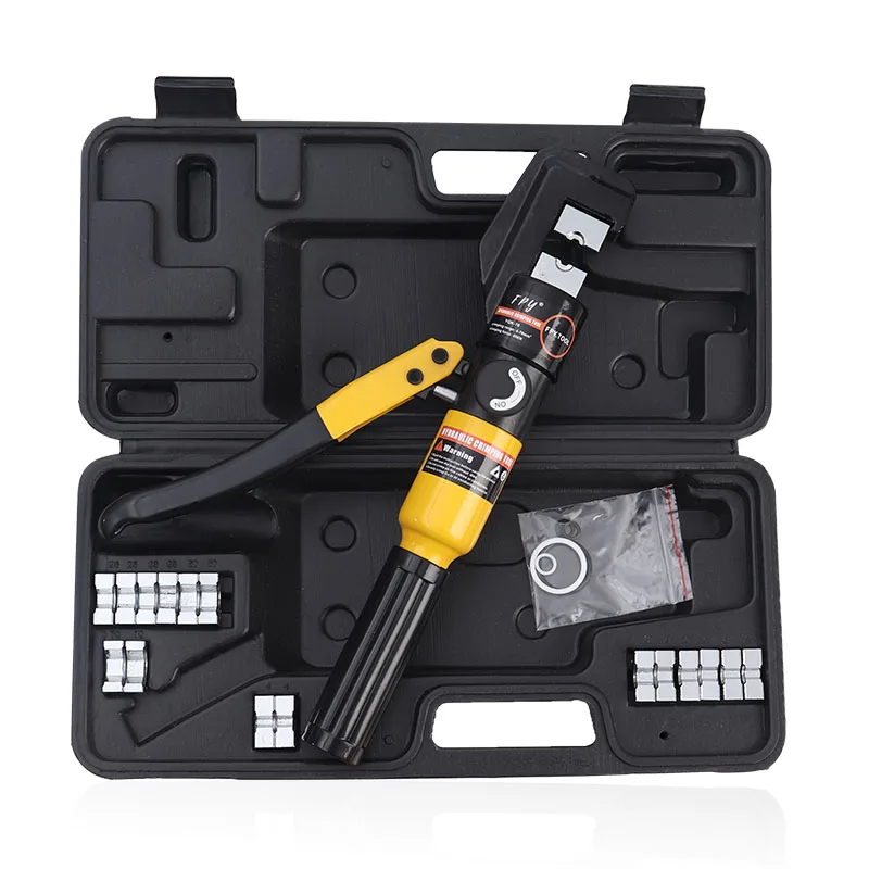 Hydraulic Cable Crimper Kit | 9-Pair Die Set for Battery & Wire Terminals - Thumbnail 2