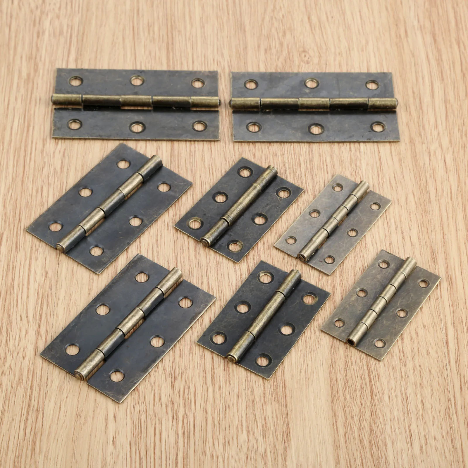 Cabinet Hinges | 2-Piece Vintage Butt Hinge | Decorative Jewelry & Wood Box Hardware - Thumbnail 6