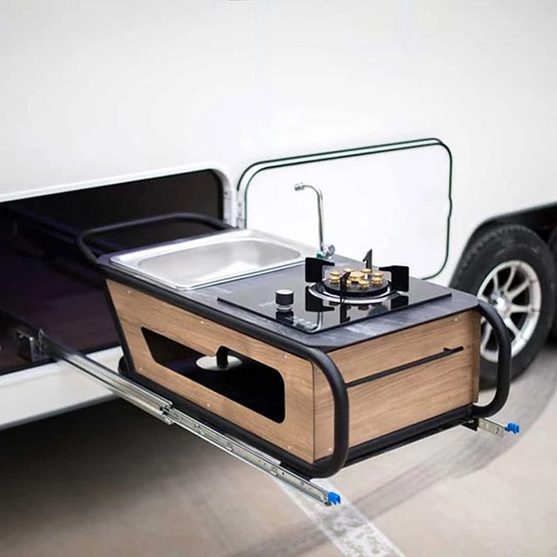 Heavy-Duty Drawer Slides | 185lb Load Capacity | Full-Extension 3-Section Runners - Thumbnail 3