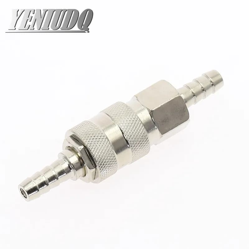 Air Hose Quick Coupler | EU Standard Pneumatic Fitting | Secure Barb Connector - Thumbnail 3