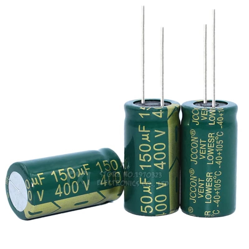 High-Performance Aluminum Capacitor | 10V-400V Range | 100µF-3300µF | Low ESR for High-Frequency Circuits - Thumbnail 6