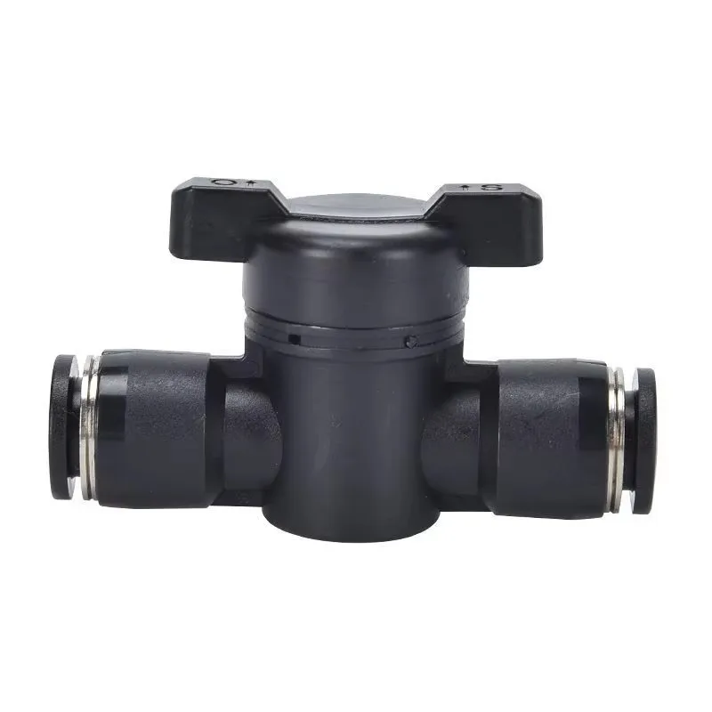 Manual Ball Valve | 4-12mm Push-to-Connect Fittings | Pneumatic Flow Control Switch - Thumbnail 5