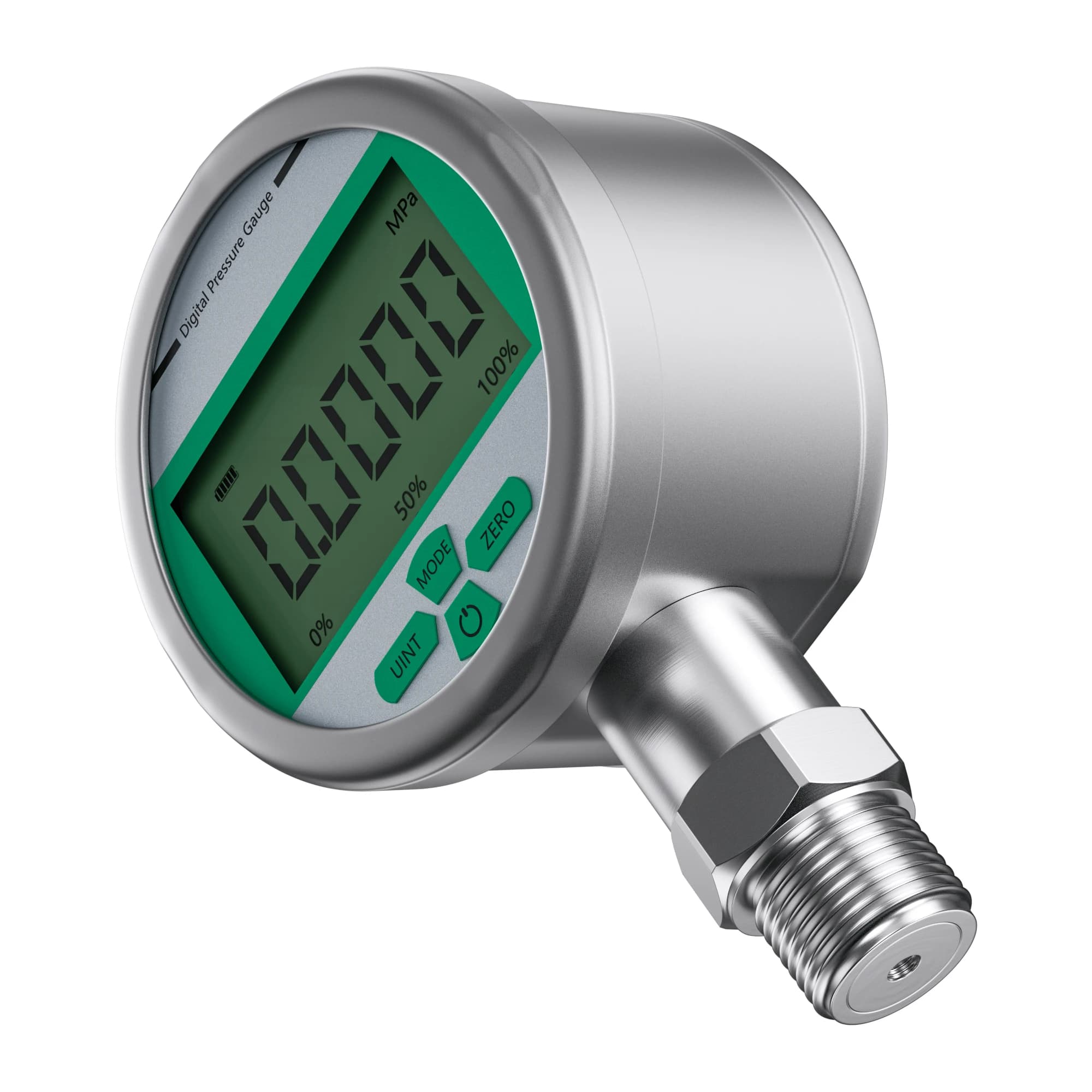 Digital Pressure Gauge | 400-600 Bar Range | Multi-Fluid Compatible for Oil, Water & Fuel - Thumbnail 3
