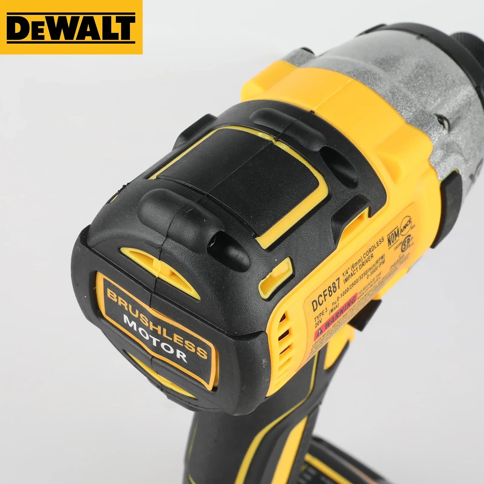 DeWalt DCF887 Brushless Impact Driver | 20V MAX Power | 205 N.m Torque for Professional Fastening - Thumbnail 6