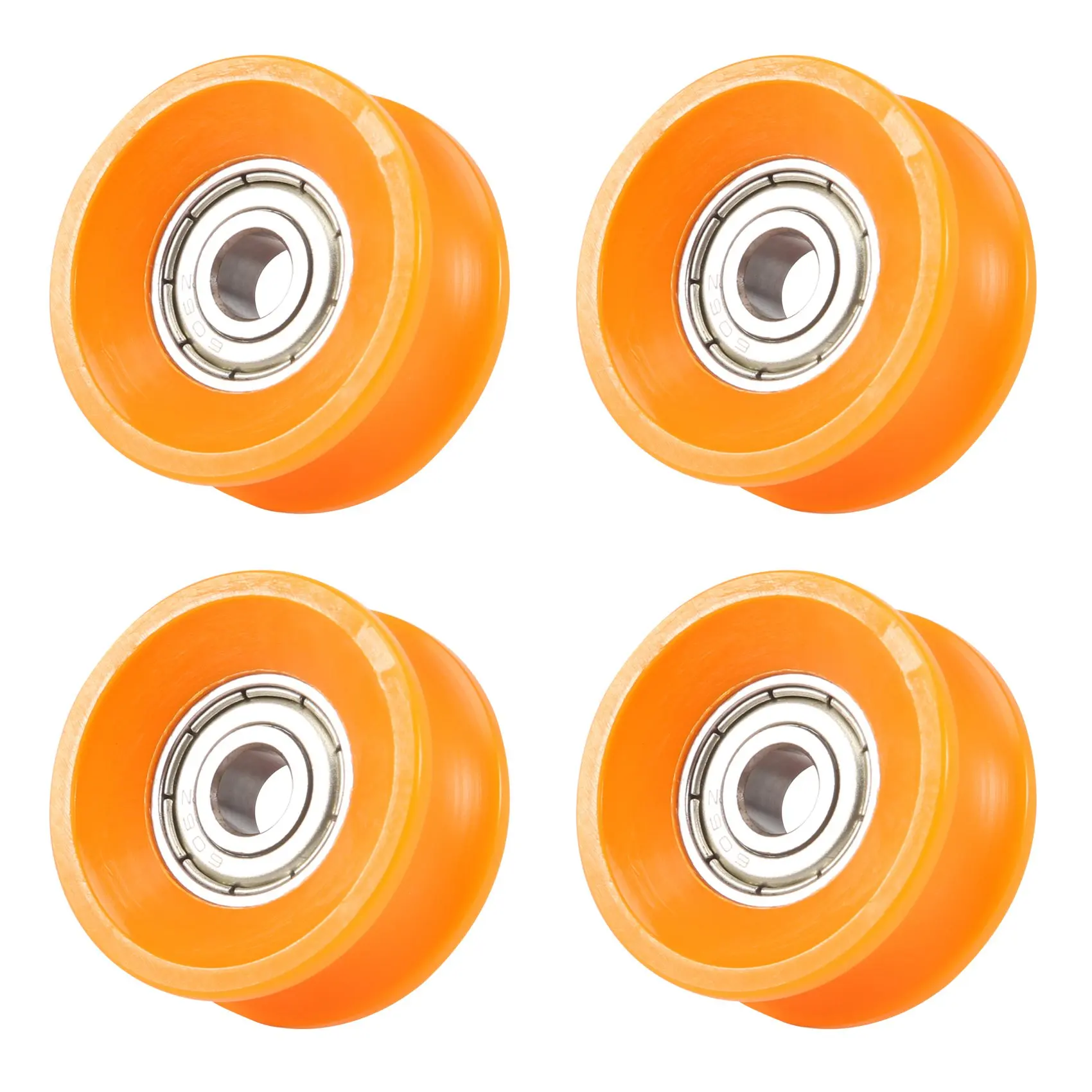Plastic-Coated Bearings | 6x30x13mm Deep Groove | 4-Piece Guide Pulley Set - Thumbnail 2