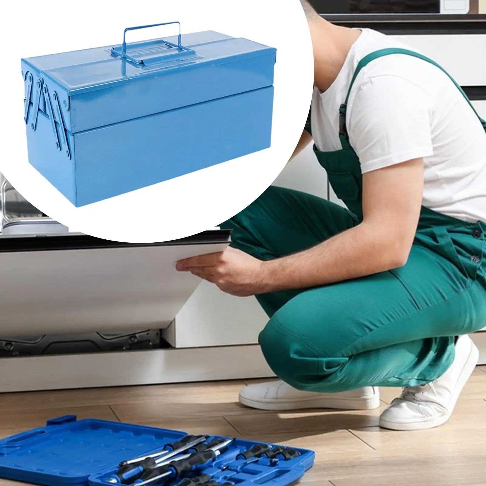 Tool Box | Lightweight Folding Design | Multipurpose Auto & Household Repair - Thumbnail 4