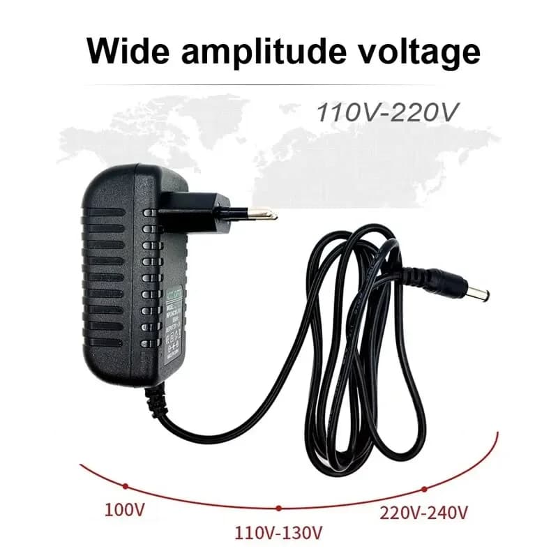 Power Adapter AC 100-240V Input DC Output Supply Charger EU/US 12V Universal Adapter Converter Plug for Camera DVR LED Robot LED - Thumbnail 3