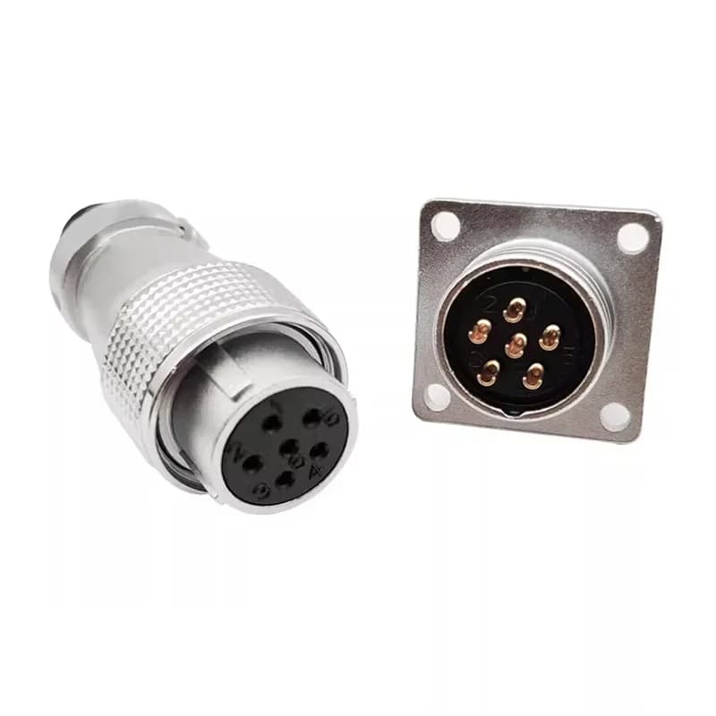 Aviation Connector Plug | 2-12 Pin PLS20 Series | 20mm Opening Diameter - Thumbnail 7