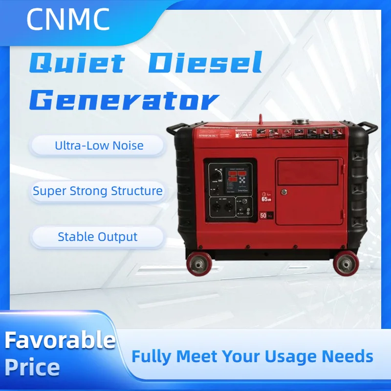 Silent Diesel Generator | 230V Ready-to-Use Power Station | Low-Noise Travel & Backup - Thumbnail 3