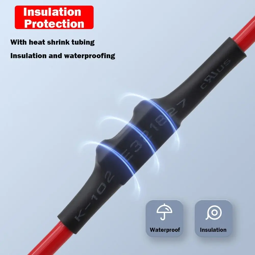 High-Power Wire Connector Kit | 10-80A Brass Terminal Blocks with Heat Shrink Tubing - Thumbnail 3