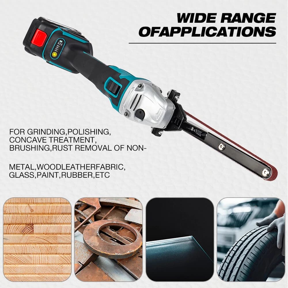 Cordless Belt Sander | Compact Multi-Tool for Polishing & Grinding | DIY & Home Workshop - Thumbnail 5