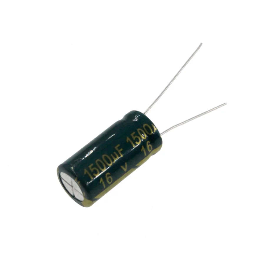 Radial Electrolytic Capacitor | 1500uF 16V | 10x16mm | 50-Piece Professional-Grade Set - Thumbnail 3