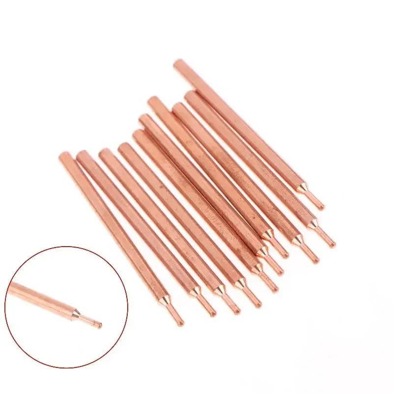 Spot Welding Electrodes | 3mm Purple Copper Oxide Tips for 18650 Battery Packs - Thumbnail 3