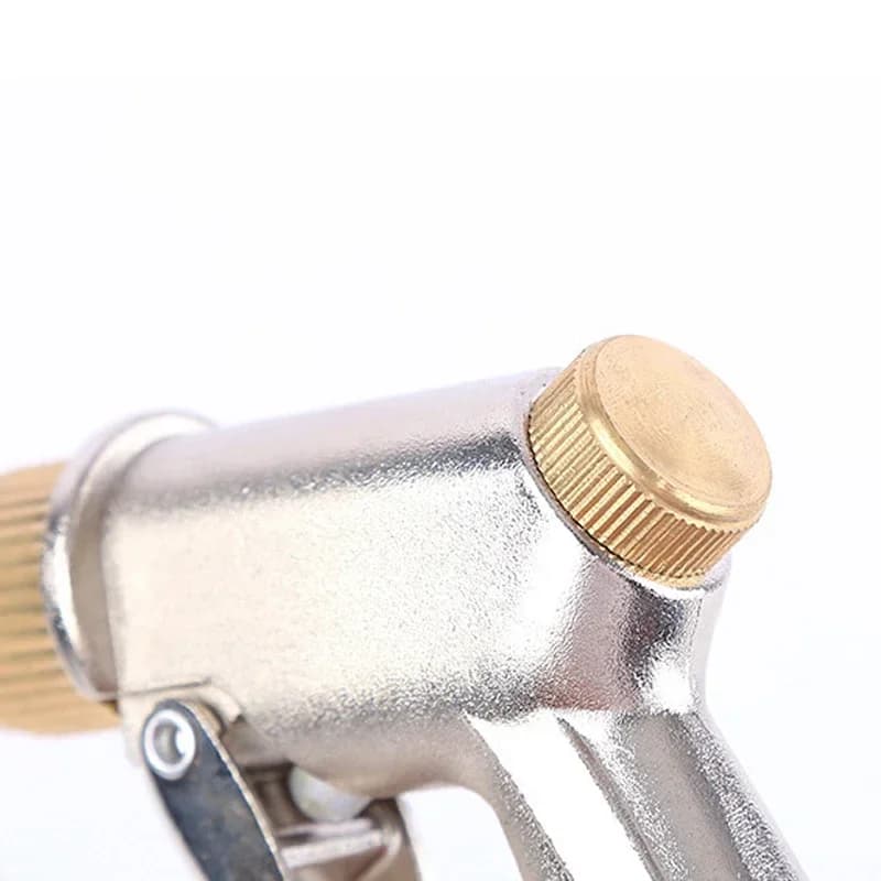 Brass Water Spray Gun | High Pressure Metal Nozzle | Car & Garden Hose Tool - Thumbnail 4