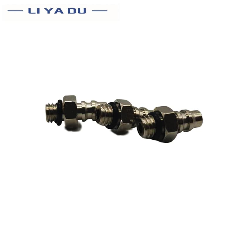 Brass Barb Fittings Kit | M3-M6 to 2mm-6mm OD Air Hose Connectors | Durable Pneumatic Adapters - Thumbnail 4