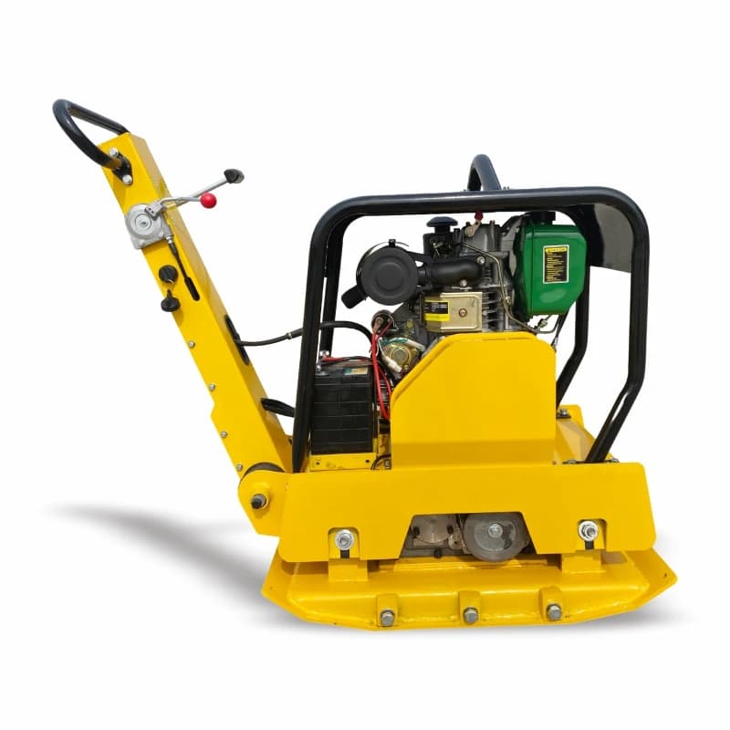 Hand-Pushed Vibratory Plate Compactor | Walk-Behind Design | Road & Surface Compaction Machine - Thumbnail 4
