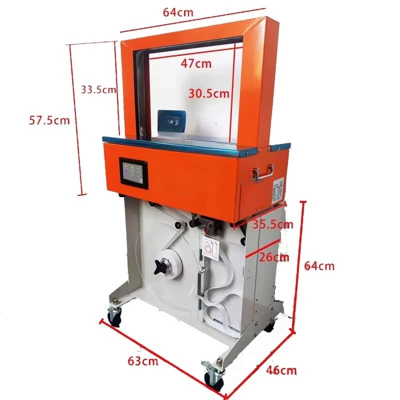 Carton Strapping Machine | Semi-Automatic Electric Tool for Secure Box Sealing - Thumbnail 6