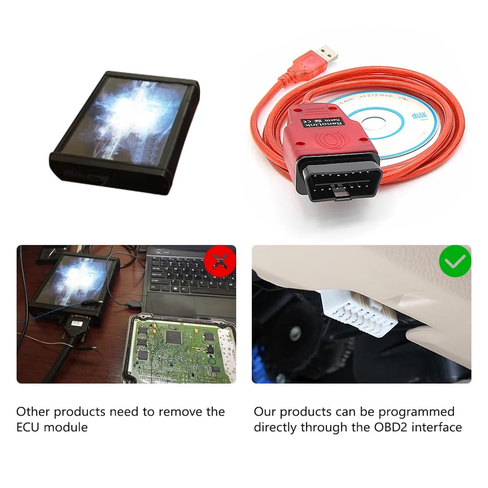 Airbag Reset Tool | OBD2 Diagnostic Scanner for UCH/ECU Programming | V2.11 Software - Thumbnail 4