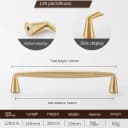 Brushed gold-128MM