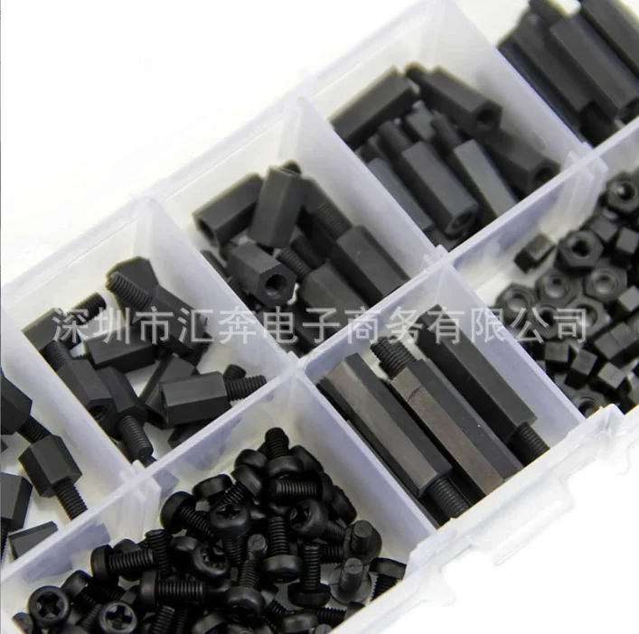 Standoff Spacer Kit | 180Pcs M3 Nylon Column Set | Motherboard & Wood Mounting Hardware - Thumbnail 3