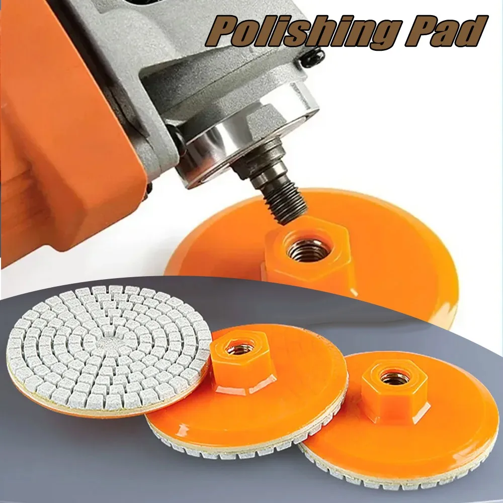 Stone & Tile Polishing Kit | All-in-One Grinding Disc for Marble, Quartz & Slab Edging - Thumbnail 5