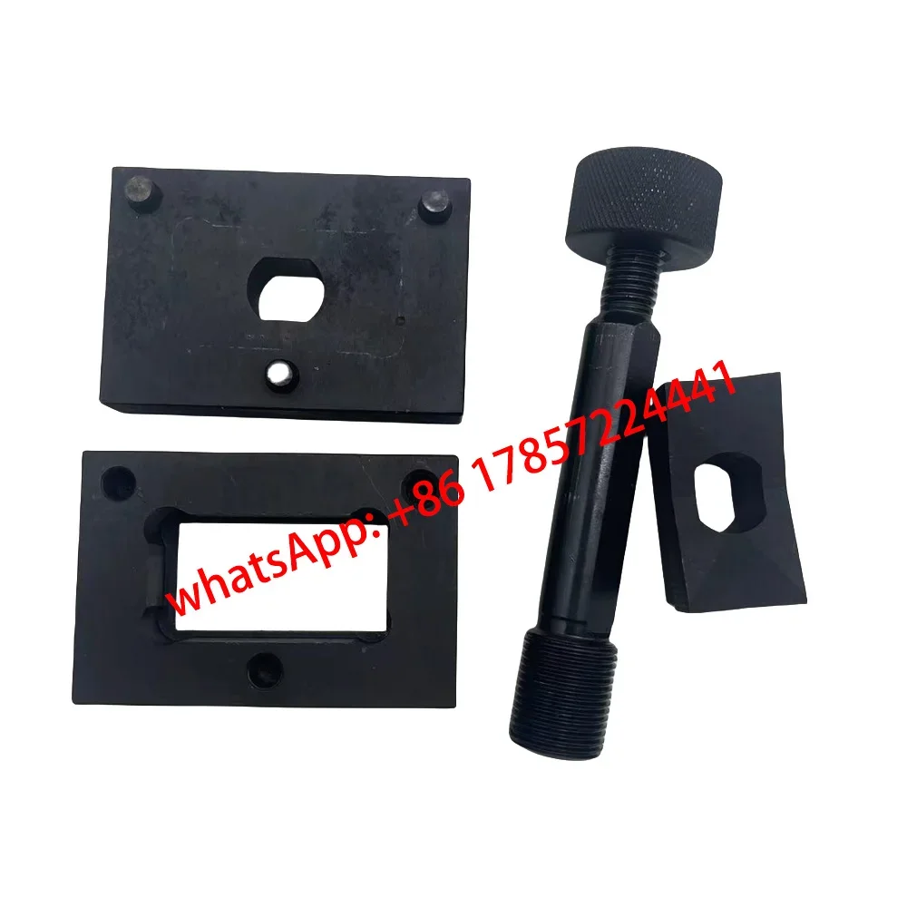 Hydraulic Punch & Die Set | 45x22.5mm Square/Rectangle Hole | Heavy-Duty Stainless Steel Tool - Thumbnail 3