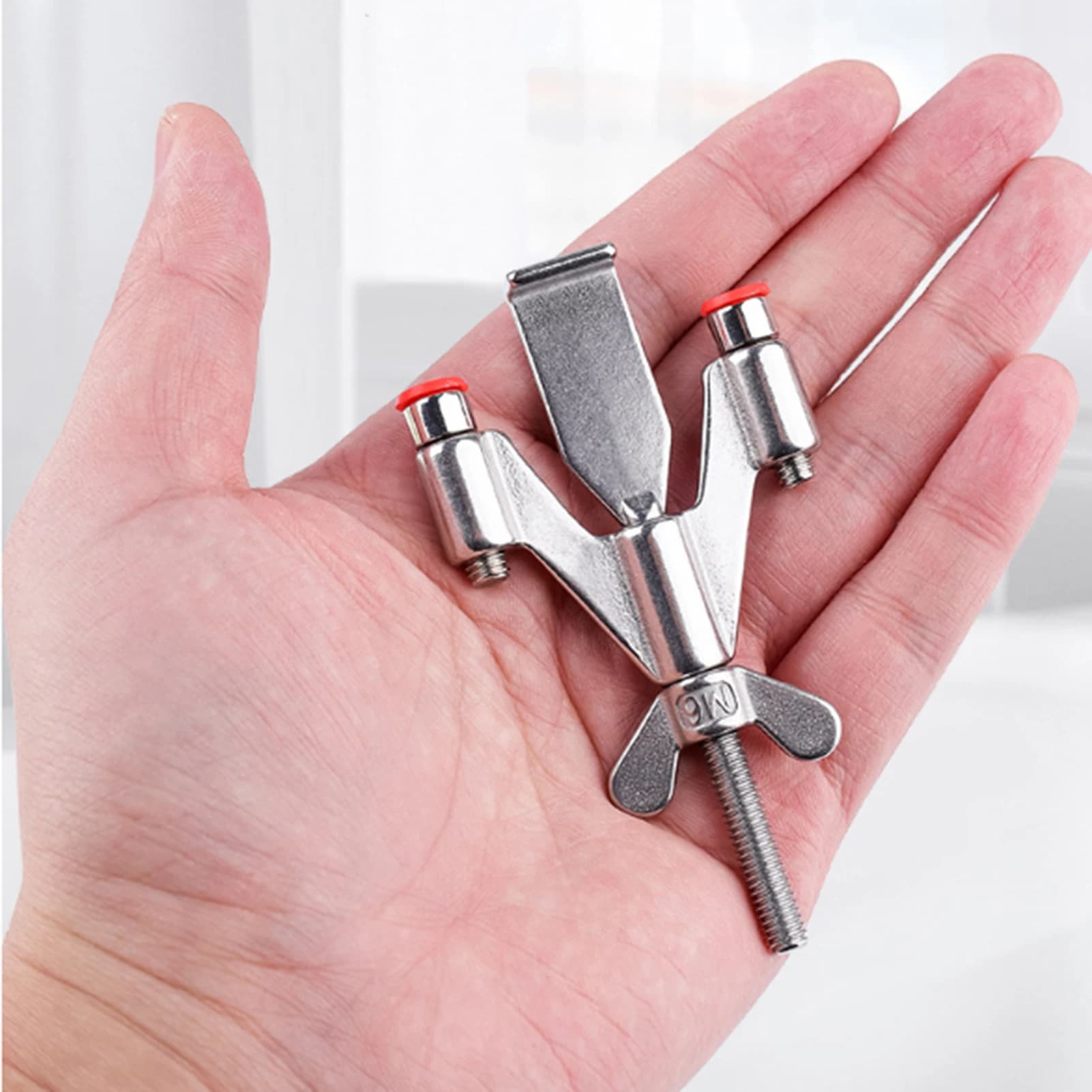 Safety Door Lock | Portable Anti-Theft Latch | Self-Defense for Solo Living - Thumbnail 2