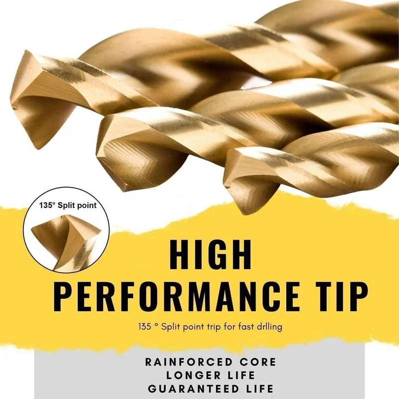 99Pcs HSS Drill Bit Set | Professional Metric Sizes 1.5-10mm | For Hard Metals & Woodworking - Thumbnail 6