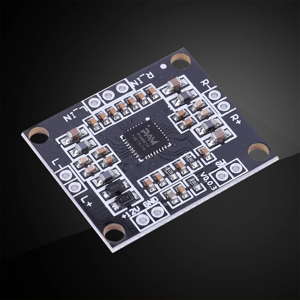 Class D Stereo Amplifier Board | 15W Dual Channel | Compact DC 7-15V Audio Module - Thumbnail 5