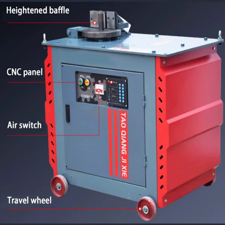 Rebar Bender | Automatic CNC Steel Bar & Stirrup Bending Machine for Construction - Thumbnail 4