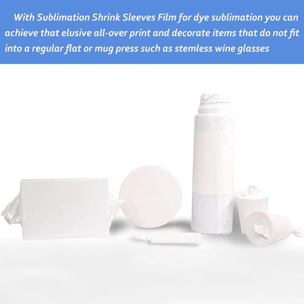 Heat Shrink Film Transfer Paper | 20-Pack for Sublimation & Tumbler Decor - Thumbnail 4