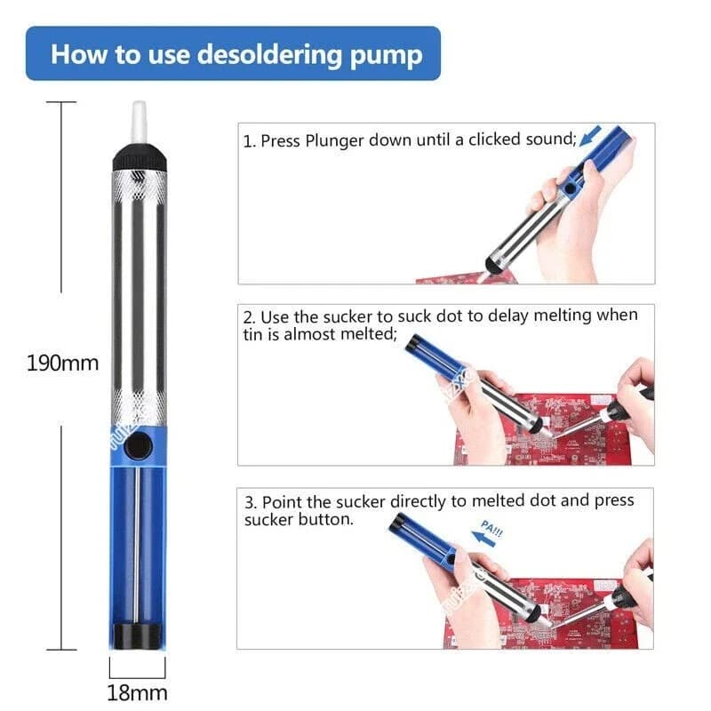 80W Soldering Iron Kit | Adjustable Temperature Control | Precision Repair Tool - Thumbnail 5
