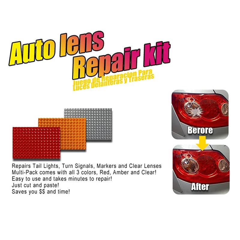 Headlight & Taillight Repair Kit | Crack & Scratch Restoration Film | 3-Piece DIY Set - Thumbnail 3