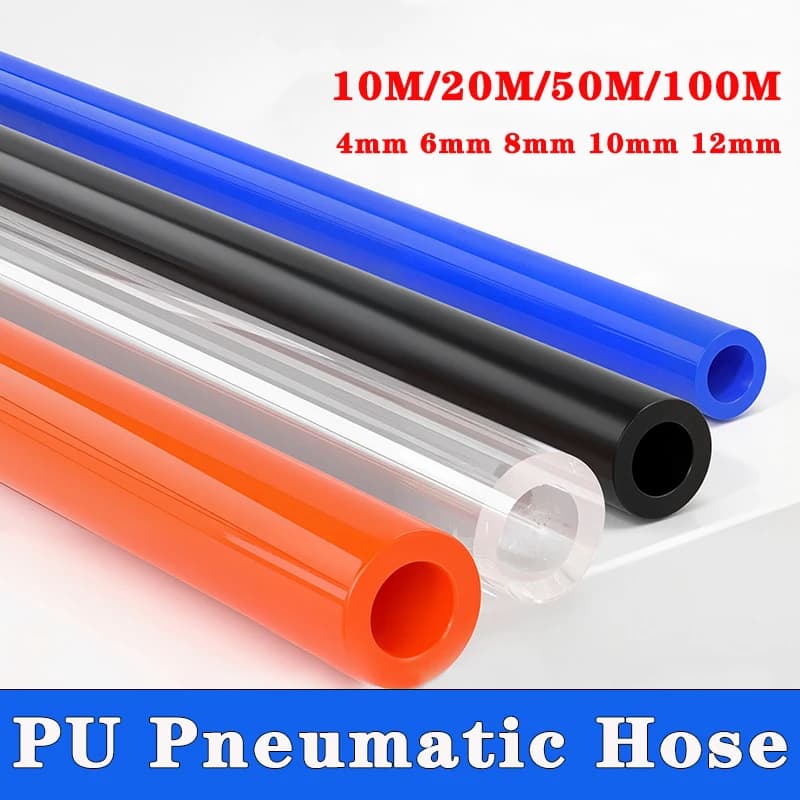 Polyurethane Air Hose | 10M Length | 4mm-16mm OD | High-Pressure Compressor Tubing - Thumbnail 2