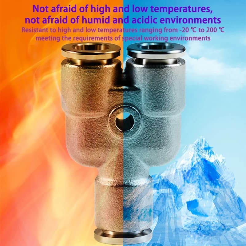Pneumatic Quick-Connect Coupling | 4-16mm Push-to-Connect Air Hose Fittings | Durable Stainless Steel - Thumbnail 5